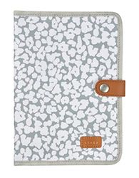 BÉABA, Protège Carnet de Santé, Genève, 2 Poches Intéreieures, Bouton Pression, Tissu Imperméable, Cherry blossom