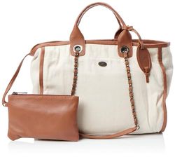 TILDEN, Bolsa de la compra para Mujer, marrón y beige, Einheitsgröße