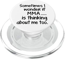 Soy un divertido luchador de artes marciales mixtas de I Wonder MMA, estudiante sensei PopSockets PopGrip para MagSafe