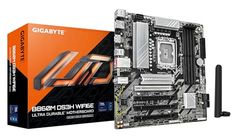 GIGABYTE B860M DS3H WIFI6E Motherboard - Intel Core Ultra Series CPUs, 5+1+2+1 Phases VRM, up to 9066MHz DDR5, 1xPCIe 5.0 + 1xPCIe 4.0 M.2, 2.5GbE LAN, WIFI 6E, USB 3.2 Gen 2