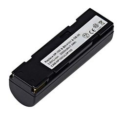 amsahr Grade A Celle della batteria (1800 mAh, 3.7 V) per Fujifilm NP100 Grigio