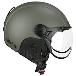 CGM EBI Casque de Ski Unisexe Adulte, Vert Mat, XXXS (49-50cm)