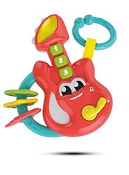 Clementoni- Baby Gitar Elektronik Çıngırak Juguete, Individual, Multicolor (17220)