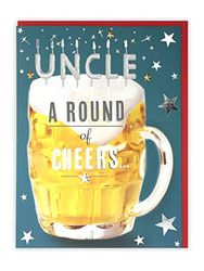 Clintons: Uncle Round Of Cheers Biglietto di compleanno, 11 x 15 cm