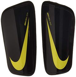 Nike NK Merc HRDSHL GRD Shin Guards, Antraciet/Zwart/Opti Geel, L
