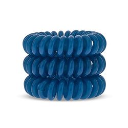 SpiraBobble bleu turquoise | Élastiques à cheveux pour femme – Lot de 6 élastiques à cheveux durables | Anneau en spirale pour queue de cheval