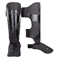 Ringhorns Charger Caneleiras de boxe, unissexo para adulto, preto/preto, XL