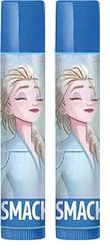 Lip Smacker Disney's Frozen Collection, Lip Balm for Kids Inspired By Elsa, Northern Blue Raspberry Flavour, Single Balm (Pack of 2)