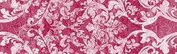 Doge Milano Chemin de cuisine, 100% Made in Italy, Tapis antitache avec impression numérique, Tapis antidérapant et lavable, Modèle Vintage - Ciclamino, cm 100x52