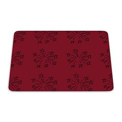 Bonamaison, Rectangle Pop Art Digital Printed Mouse Pad, Non-Slip Base, for Office and Home, Size: 22 x 18 cm