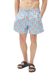 Koton Heren Trekkoord Pocket Detail Shorts Swim Trunks, Roze design (A04), S