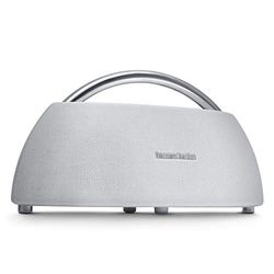 Harman Kardon Go + Play - Altavoz Bluetooth portátil con batería Recargable y micrófono Dual, Color Blanco