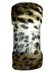 Gaveno Cavailia Super Soft Faux Fur Fleece ANIMAL Throw Blanket, LEOPARD SKIN, Double, 150 x 200 cm
