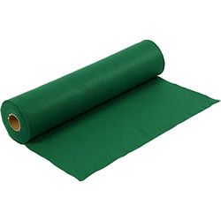 Fieltro para manualidades, ancho: 45 cm, verde, 5m