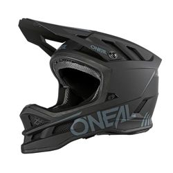 O'NEAL | Mountainbike hjälm | MTB nedförsbacke | Dri-Lex® innerfoder, ventilationsöppningar för luftflöde och kylning, ABS yttre skal | Blade POLYACRYLITE Hjälm SOLID | Vuxna | Svart | Storlek XL