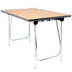 Action Handling V/CC20-760-Snow Grit Vantage Folding Table, Buffet, 1220 mm L x 610 mm W x 760 mm H, Snow Grit