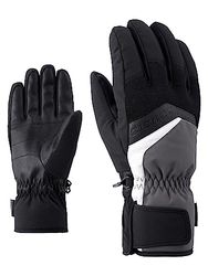 Ziener GABINO Guanti da sci da uomo/sport invernali | Caldi, traspiranti, grigio (magnete), 9