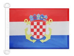 AZ FLAG Bandiera Navale Marina militare Croazia, 30 x 45 cm speciale Nautismo, Padiglione Nautico