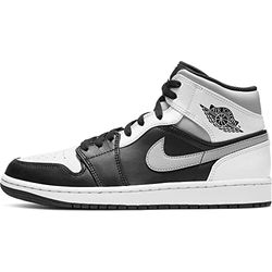 Nike - Zapatillas Jordan 1 Mid White Shadow Blanco Size: 42 EU