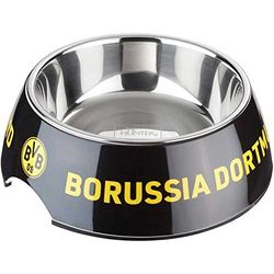 HUNTER Miska melaminowa BVB 700 ml, czarna/żółta