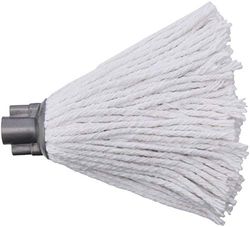 ADDIS Imbottitura Cotton Mop in Cotone per mocio lavapavimenti, Colore: Grigio Antracite/Metallo