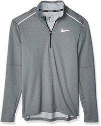 NIKE Heren Element 3.0 Half Zip Shirt met lange mouwen