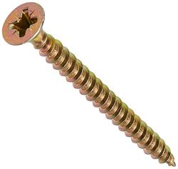 Forgefix MPS445Y - Parafuso para madeira (tamanho: 4,0 x 45 mm)
