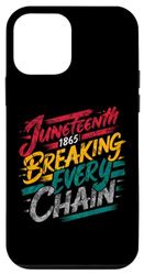 Custodia per iPhone 12 mini Giugno 1865 Black History Black Family Giugno 2024