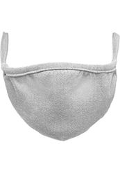 Build Your Brand Katoenen gezichtsmasker 2-pack alledaags, Heather Grey, 2 stuks (Pack van 1)