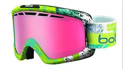 Bollé Skibril Nova II Matte Teal Zenith Vermillon Gun, Lime, M/L, 21388