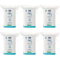 Chicco Baby Moments Quadrotti in Cotone Morbido, 360 Pezzi, 100% Cotone Puro, Multipack 6x60