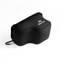 MegaGear - Estuche de Neopreno Ultraligero para cámara Compatible con Sony ZV-E10 (Negro)(16-50mm)