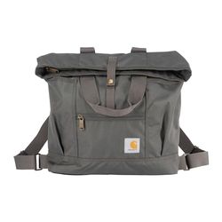 Carhartt Bolsa duradera con correas ajustables en forma de mochila y funda para el portátil, mochila convertible (grava), talla única