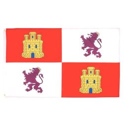 AZ FLAG Vlag Castilla en Leon 90 x 60 cm – Vlag Castilla y León – Spanje 60 x 90 cm – vlaggen