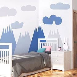 Ambiance Sticker Stickers Enfant Montagnes scandinaves linka 120 x 180 cm