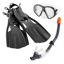 Intex vuxna REEF RIDER SPORTS SET simning, svart, L