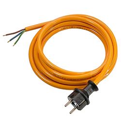 Schwabe 70908 Construction site Cable roll, 5 m, H07BQ-F, 3G1,5, IP44, Orange