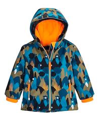 first instinct by killtec Bambini Giacca da sci/giacca funzionale con cappuccio e paraneve FISW 29 MNS SKI JCKT, dunkel ozean, 110/116, 42138-000