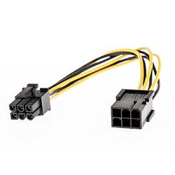 LINDY Hembra 0,2 m 6 Pin Macho Cable de extensión de PCIe