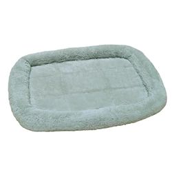 Nobby Bian 61957 Tapis de Table Ovale avec Bord Gris Clair 78 x 58 x 8 cm