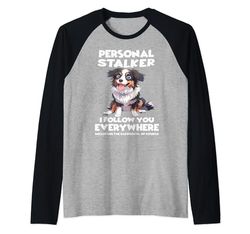 Addestramento del cane pastore australiano di obbedienza Maglia con Maniche Raglan