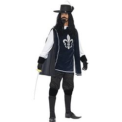 Musketeer Male Costume, with Top, Hat (L)