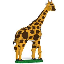 JEKCA | Giraffe 01S byggbyggsats, skulpturer i byggblock, samlarkit, perfekt presentidé
