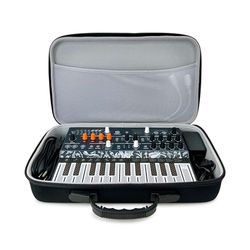 Analog Cases PULSE Case per Arturia MiniLab/MicroFreak/MicroBrute o controller midi comparabili (custodia da trasporto in resistente EVA/nylon stampato, con robusta impugnatura in gomma), nero