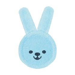 Intrucciones en lengua extranjera - Mam Rabbit - Manopla de masaje de encías, para higiene oral, también predentición, microfibra, 0 meses, color azul