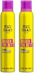 Bed Head by TIGI - Bigger The Better Hair Volume Foam Shampoo - Ideal for Fine Hair - 200 ml (Pack of 2)