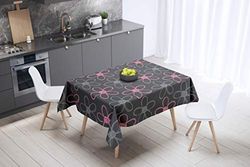 Bonamaison, Anti-moisissure, Séchage Rapide, Résistant aux Taches, Lavable en Machine, 100% Polyester Nappe de Table (140cm x 140cm) - Conçu et Fabriqué en Turquie