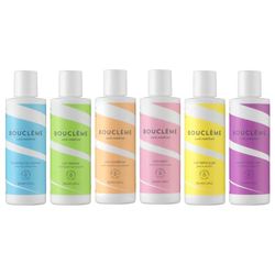 Bouclème Discovery Travel Kit 600ml - Ultimate Haircare Travel Gift to Protect and Nourish Curls- Cleansers, Conditioner, Super Hold Styler & Defining Gel- Vegan, Natural Ingredients, Cruelty Free