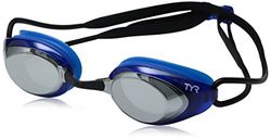 TYR Blackhawk Racing Miroir Canard, Mixte, Silver/Blue/Black, Taille Unique