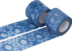 Classiky Set 2 Masking Tape Washi Zwilingen blauw 45mm.x15m